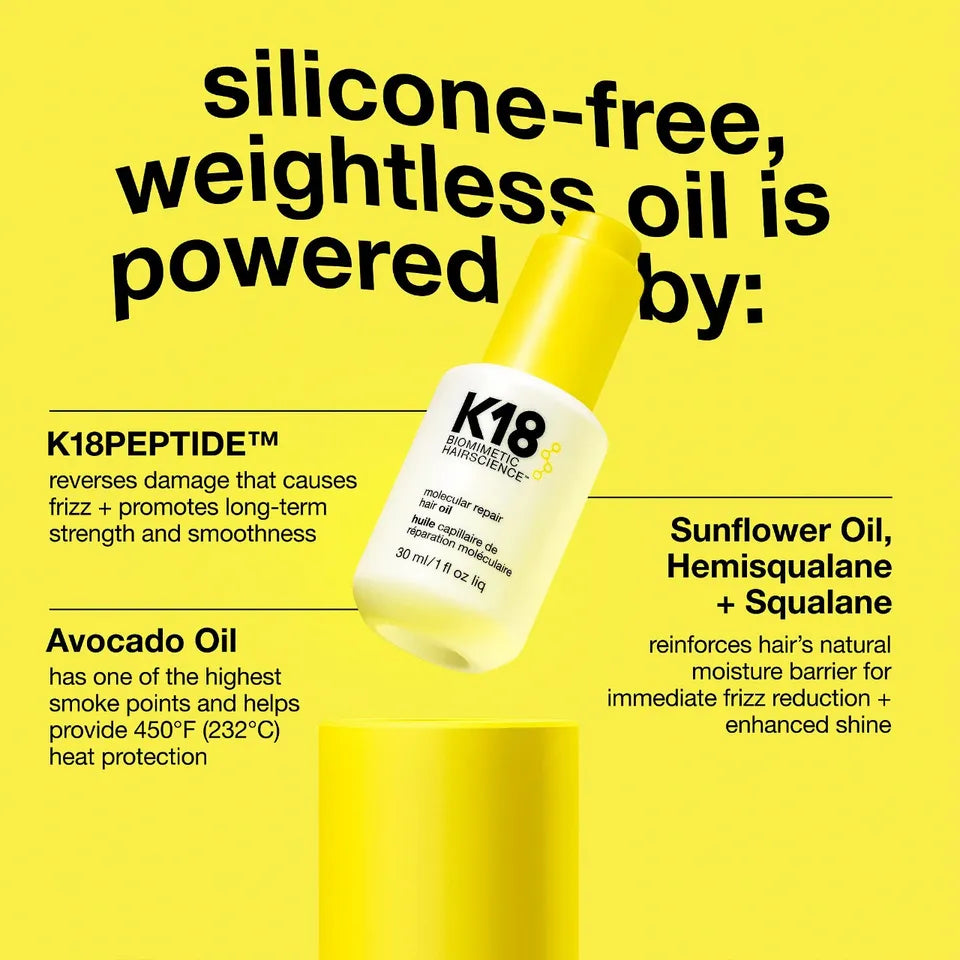 K18 Biomimetic Hairscience – Leave-In Molecular Repair Hair Mask